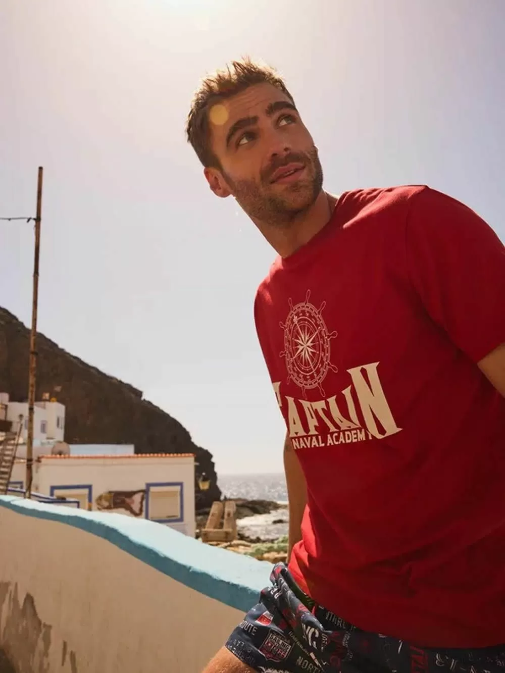 YSABEL MORA Ανδρικό T-Shirt Outwear Beachwear - Ελαστικό Βαμβάκι