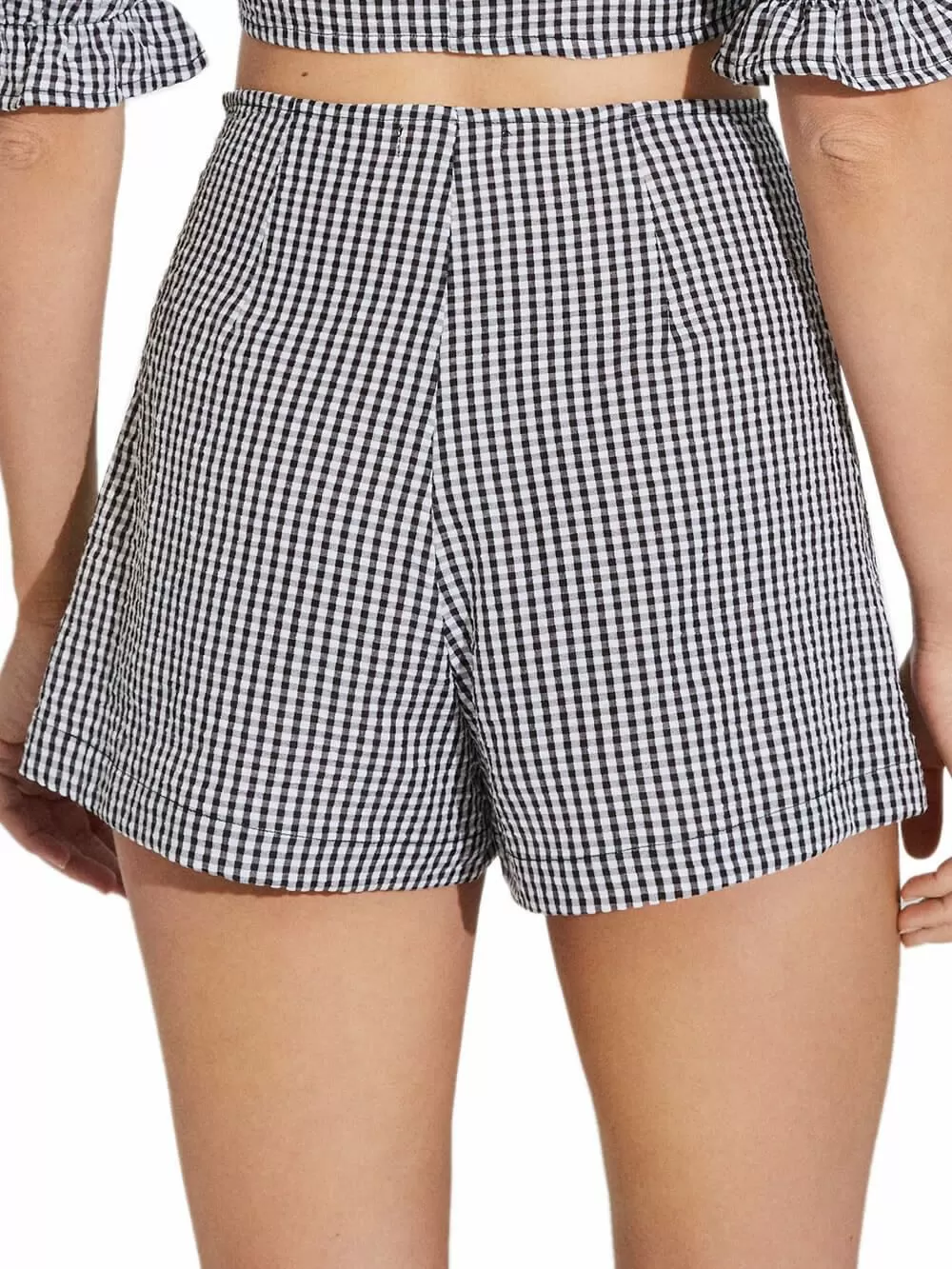 Beachwear Outwear YSABEL MORA Σορτς Ψηλόμεσο - Καρό Σχέδιο