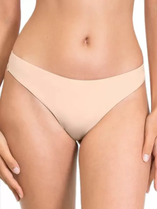 SIELEI Brazilian Slip Αόρατο - Σατινέ Ύφασμα & Δαντέλα - Χωρίς Ραφές