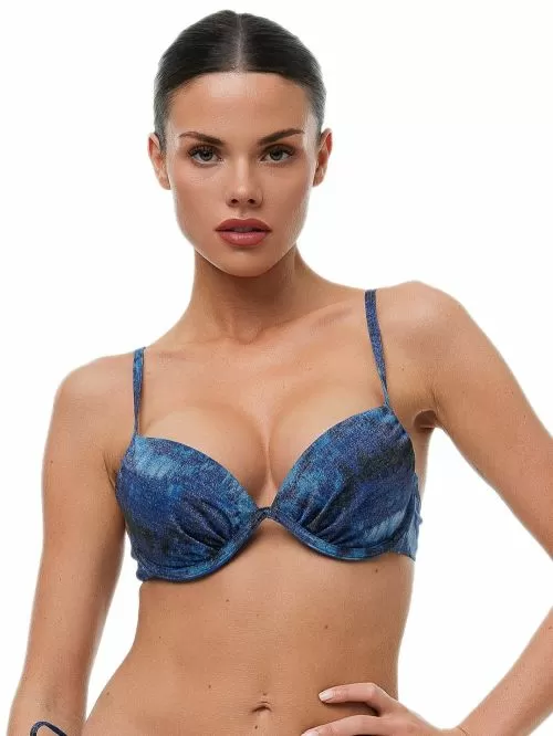 Μαγιό BLUEPOINT Ocean Blue Σουτιέν Push Up Lurex - Πλουσιότερο Μπούστο