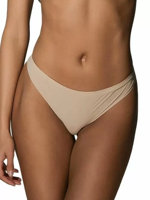 brazilian slip luna 24050 beige μπροστά