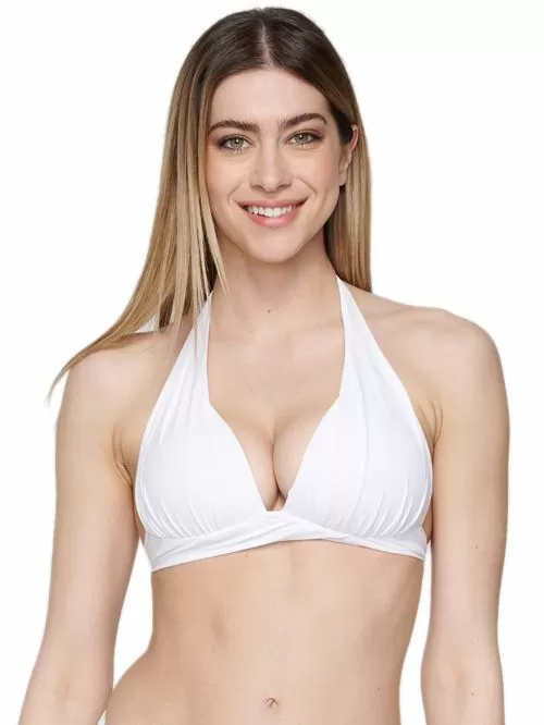 μπικίνι τρίγωνο luna 92060 white μπροστά