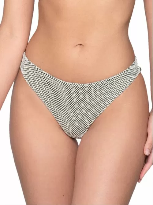 μαγιό bikini luna 93818 green μπροστά