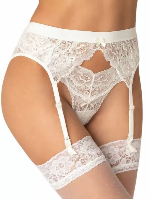 ζαρτιέρες milena 005353 ivory μπροστά