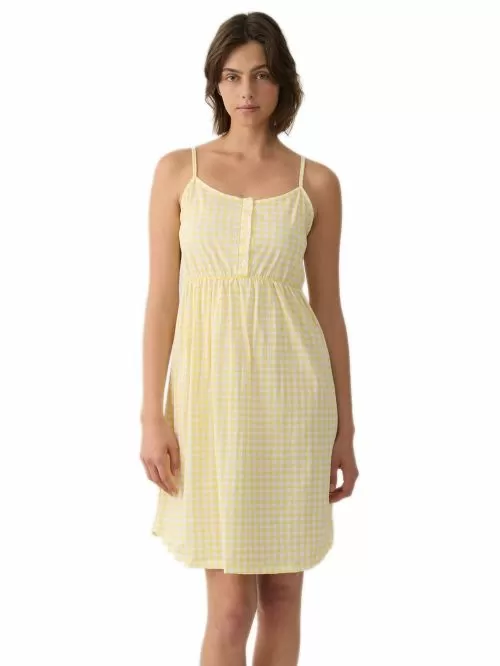 Γυναικείο Νυχτικό MINERVA Maternity Plaid - 100% Βαμβακερό