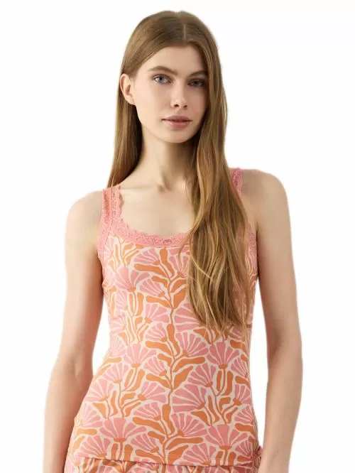 MINERVA Γυναικείο Top Fimelle Elegance 356 - Απαλό Modal & Δαντέλα