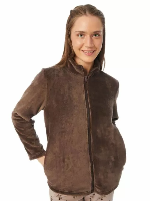 Γυναικεία Ρόμπα Ζακέτα MINERVA Fleece - Απαλή & Ζεστή