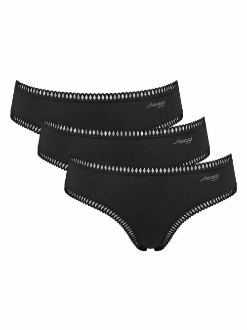 SLOGGI Go Crush Hipster 0004 - Οργανικό Eco Βαμβάκι - Πακέτο με 3